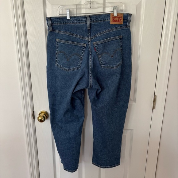 Levi’s Weggie high rise Blue Straight Jeans SZ 16 W - Picture 5 of 9
